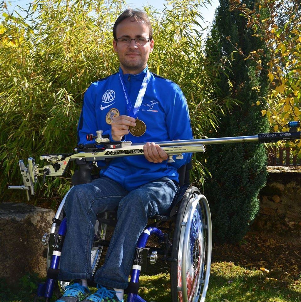 FEVRE Cédric champion handisport tir à la carabine