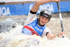 Canoe-Kayak - Slalom World Championships 2013 - Prague , Czech Republic - 11 to 15/09/2013 - Photo Stephane Kempinaire / KMSP / DPPI - Day 3 - 13/09/13 - Kayak Single Women - Heats 1 & 2 - Emilie Fer (FRA)