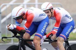 Tokyo 2020-JP-Cyclisme Contre la Montre-OR-Alexandre LLOVERAS et son guide Corentin ERMENAULT