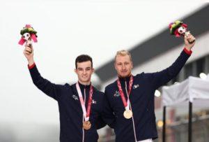 Tokyo 2020-JP-Cyclisme Course sur Route -BRONZE- Alexandre LLOVERAS et son Guide Corentin ERMENAULT