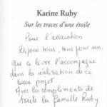 RUBY Karine-Sur les traces d'une étoile (3)